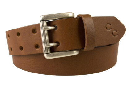 Womens Tan Leather Belt. High quality leather belt made in the UK by Champion Chase.