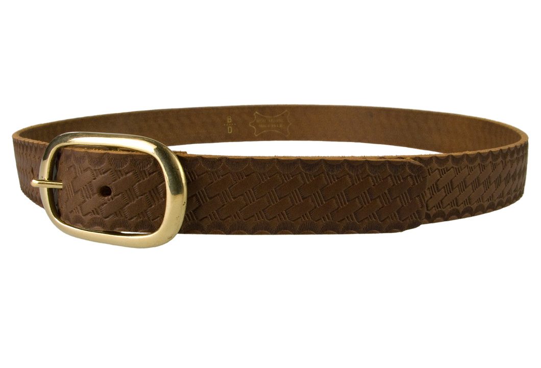 Ladies Retro Vintage Look Leather Belt - Image 7