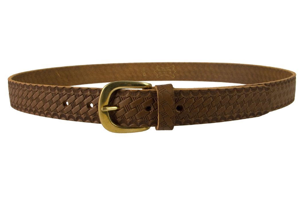 Mens Retro Vintage Look Leather Belt - BELT DESIGNS