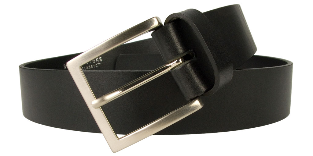 Black belt for jeans shop