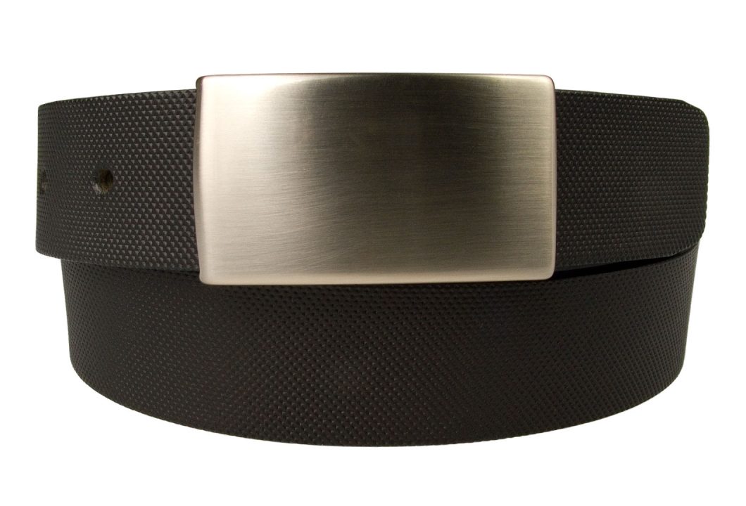 Smart Embossed Plaque Buckle Belt