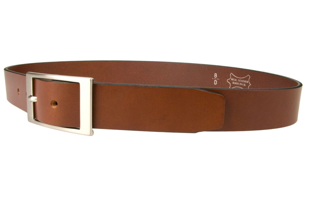 Tan Leather Belt British Made By Rivet Classic™ - Image 3