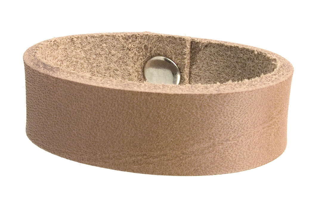 Natural Leather Belt Loop. Full Grain Vegetable Tanned Leather. Made In UK.